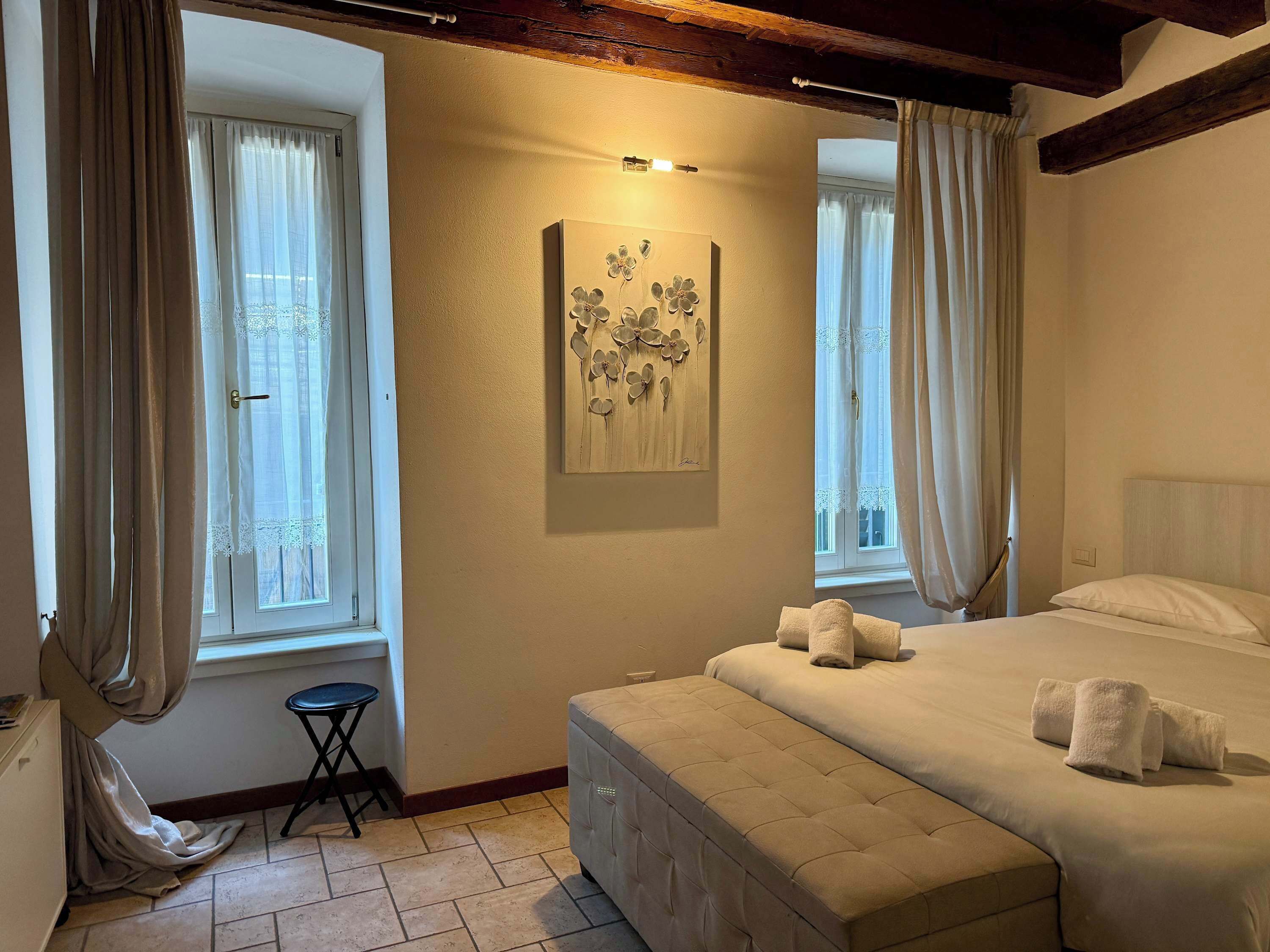 1 Schlafzimmer, Reisekinderbett, kostenloses WLAN, Bettwäsche