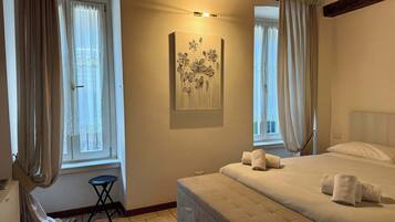 1 Schlafzimmer, Reisekinderbett, kostenloses WLAN, Bettwäsche