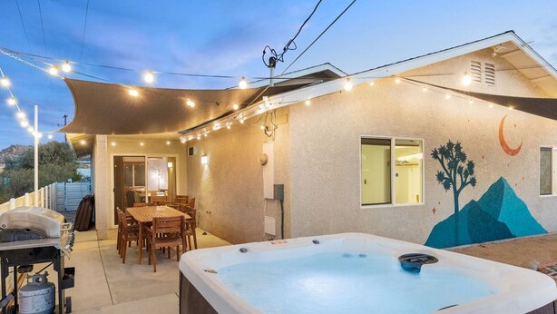 Unclassified image, 1 of 41, button - Tangerine House - Hot Tub, Fire Pit, BBQ (Joshua Tree)