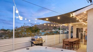 Unclassified image, 2 of 41, button - Tangerine House - Hot Tub, Fire Pit, BBQ (Joshua Tree)