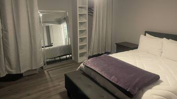 1 habitación, tabla de planchar con plancha, wifi y ropa de cama