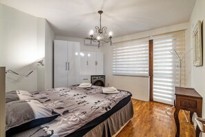 2 chambres, fer et planche à repasser, lit de bébé portatif, Wi-Fi