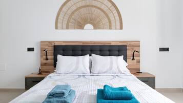 1 slaapkamer, een strijkplank/strijkijzer, gratis wifi, beddengoed