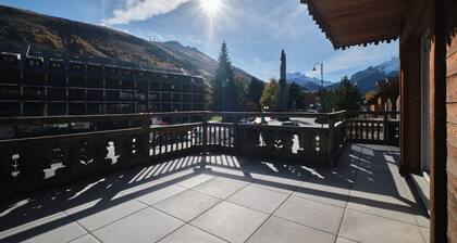 Appartement 'Marmotte 106' avec vue sur montagne et terrasse privée