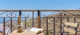 Rural House 'Bns - Casa La Prensa - Alpujarra' with Sea Views, Private Terrace and Wi-Fi