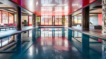 Indoor pool, a heated pool