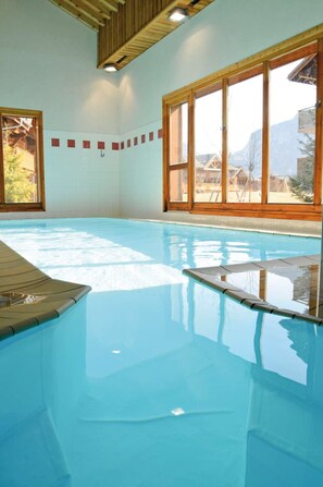 Indoor pool, a heated pool