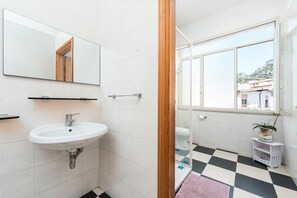 Shower, hair dryer