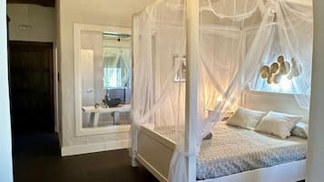 1 slaapkamer, een strijkplank/strijkijzer, gratis wifi, beddengoed