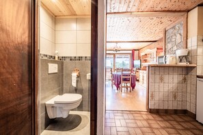 Chuveiro, secador de cabelo