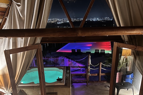 Romantic Chalet, Balcony, City View | Free WiFi, bed sheets