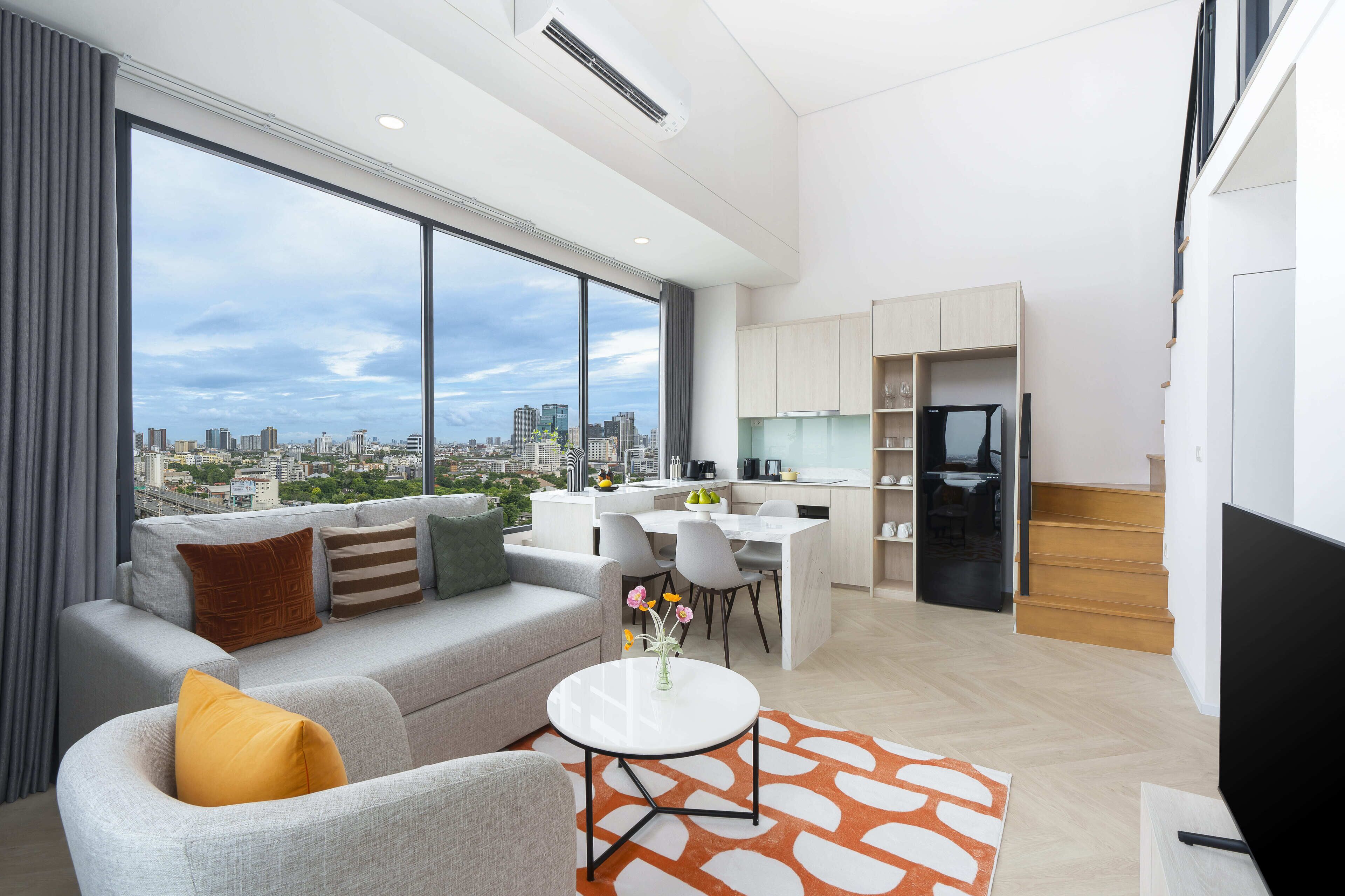 Apartamento família, 2 quartos (Duplex) | Vista para a cidade