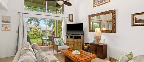 Smart TV, DVD player, livros