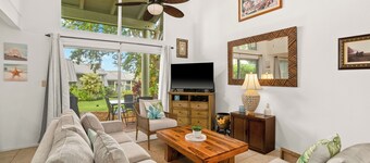 Charming 3-bedroom villa in delightful Princeville with WiFi, AC Included