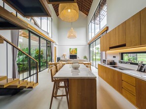 Private kitchen - Nasha Stana Ricefields View (Ubud)