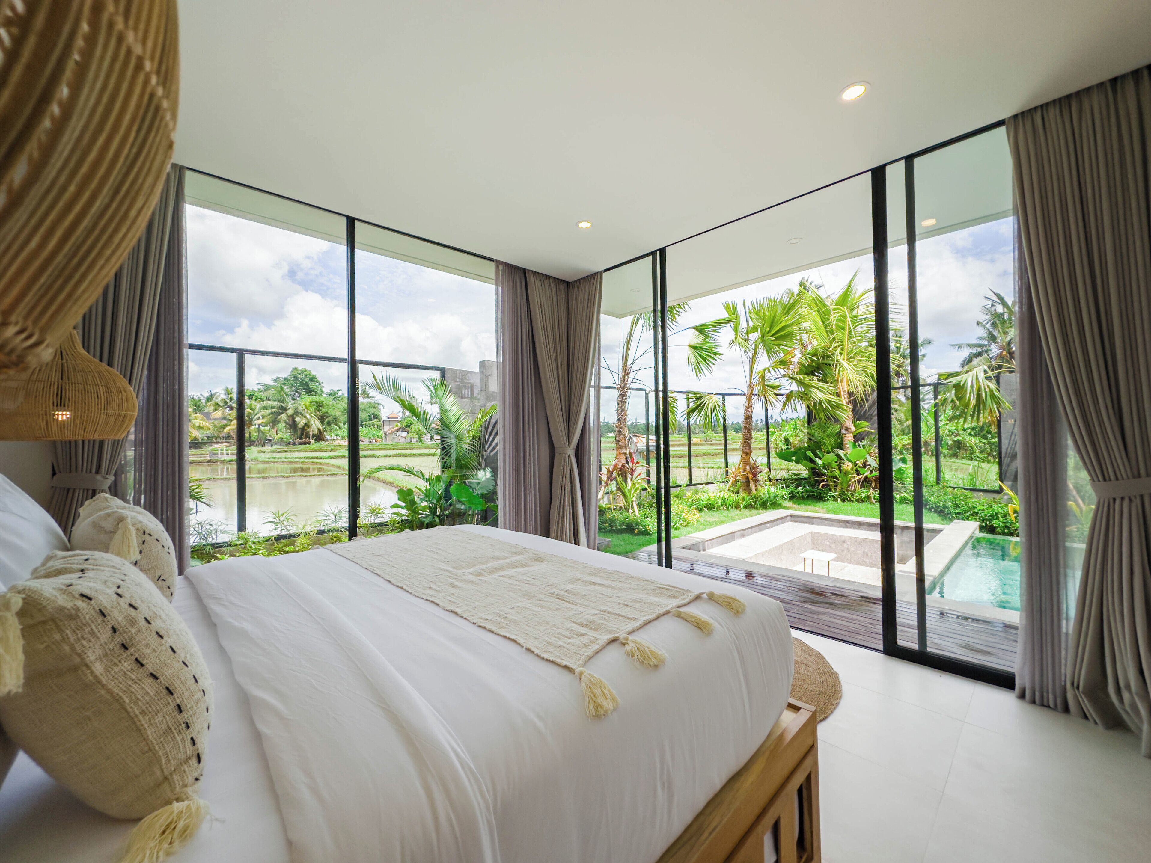 Vila, 3 quartos, vista para a piscina
