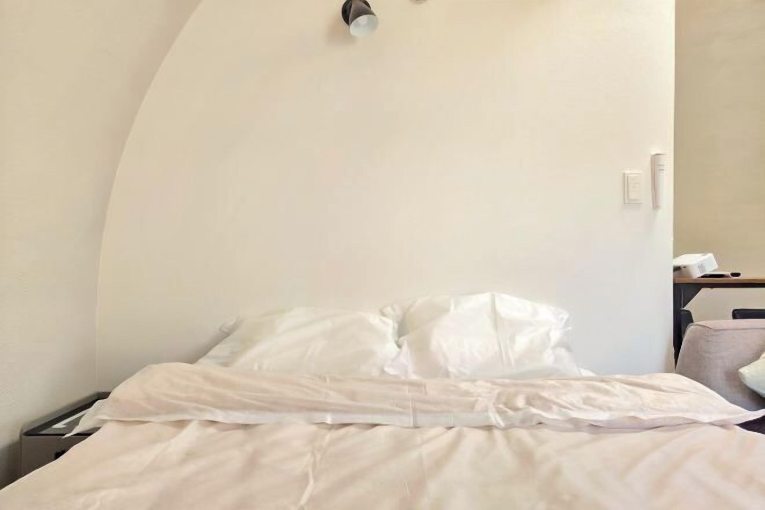 Laptop workspace, free WiFi, bed sheets