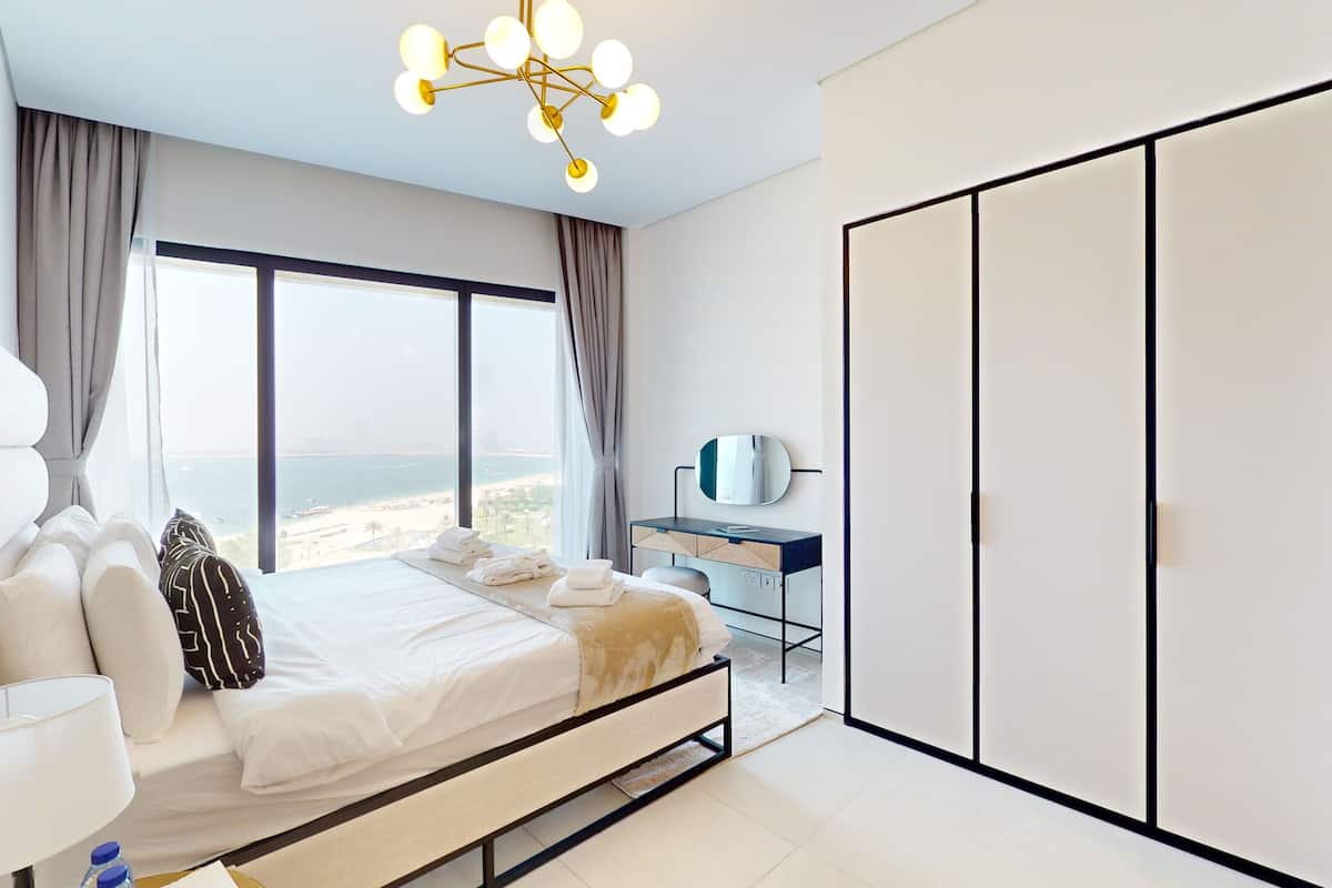 Apartamento, 2 habitaciones, acceso a la piscina, junto a la playa | 8 dormitorios y ropa de cama