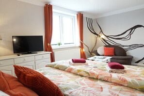 1 bedroom, free WiFi, bed sheets - Haevn by the Sea, Fire Room (Reußenköge)