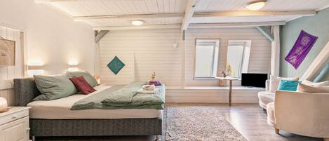 1 makuuhuone, ilmainen Wi-Fi, vuodevaatteet