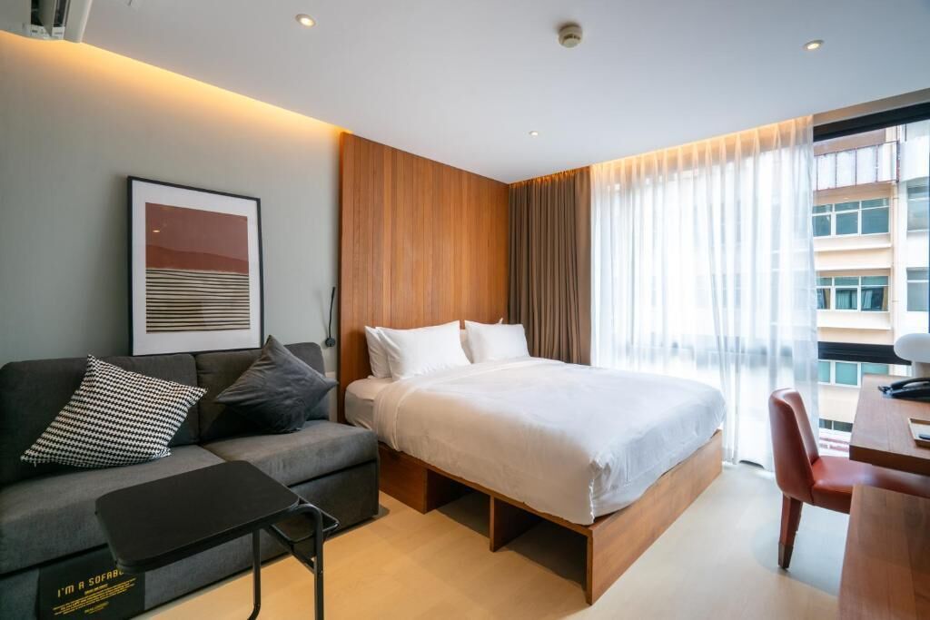 Deluxe kamer | Een kluis op de kamer, een bureau, gratis babybedden, gratis wifi