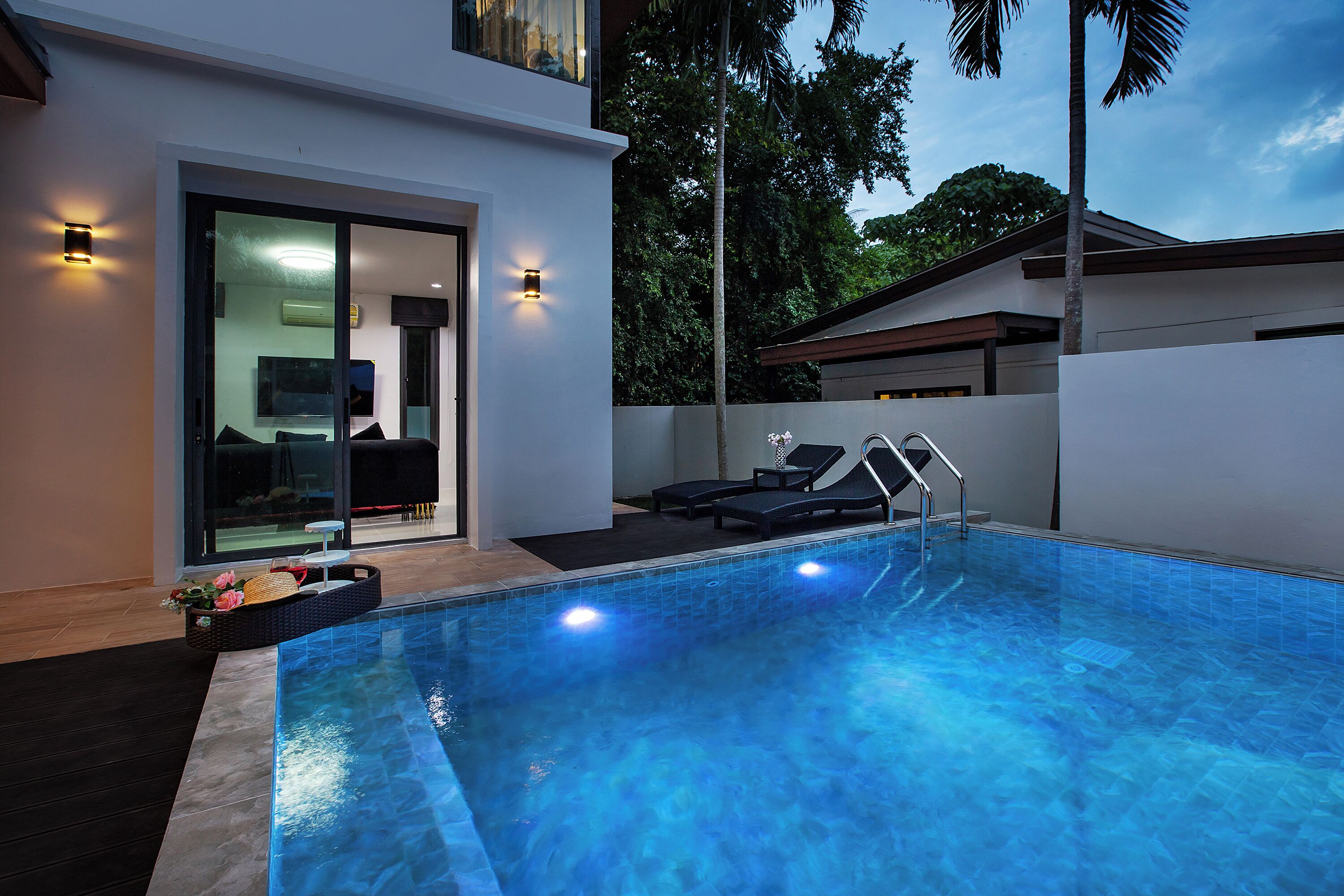 2 bedroom pool villa with seaview | Terraço/pátio