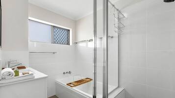 Shower, hair dryer