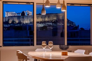 Dining - Unique 2BR Penthouse with Stunning Acropolis View (Athens)
