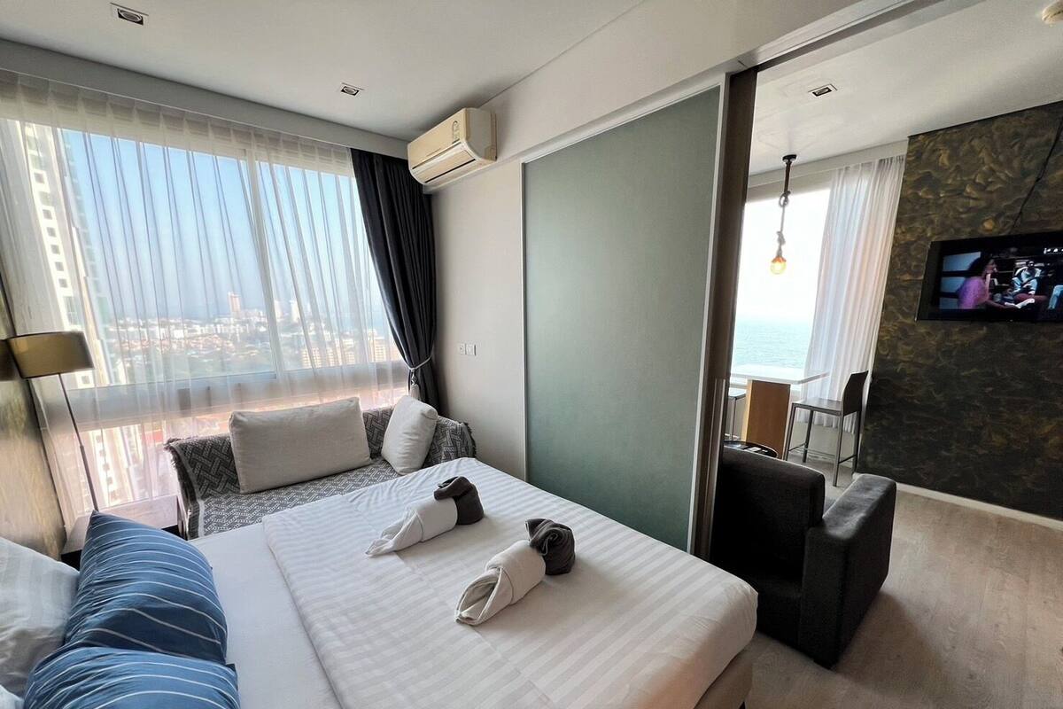 Appart'hôtel Deluxe, 1 grand lit, non-fumeur, coin cuisine