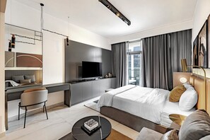 Superior-Studiosuite, Balkon, Stadtblick