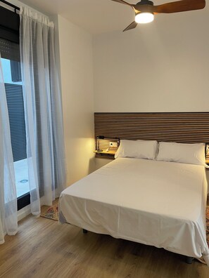 1 bedroom, iron/ironing board, bed sheets