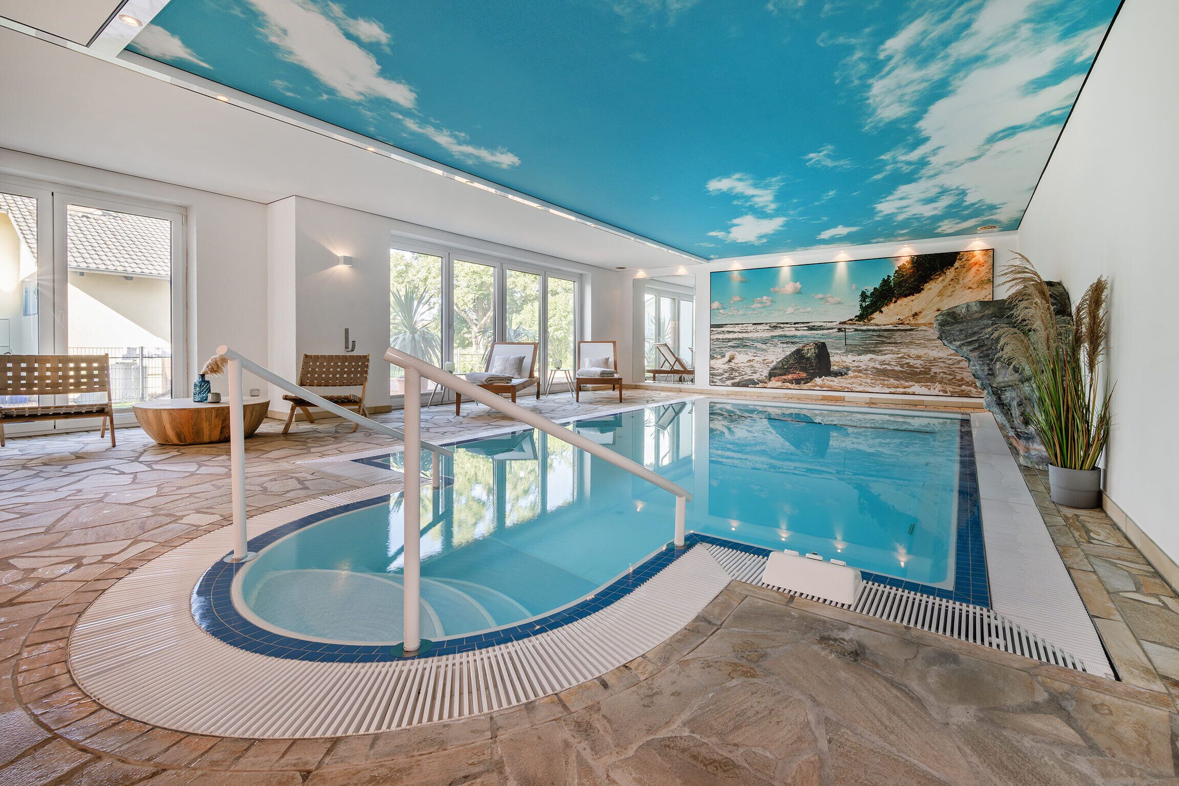 Piscine couverte, piscine chauffée