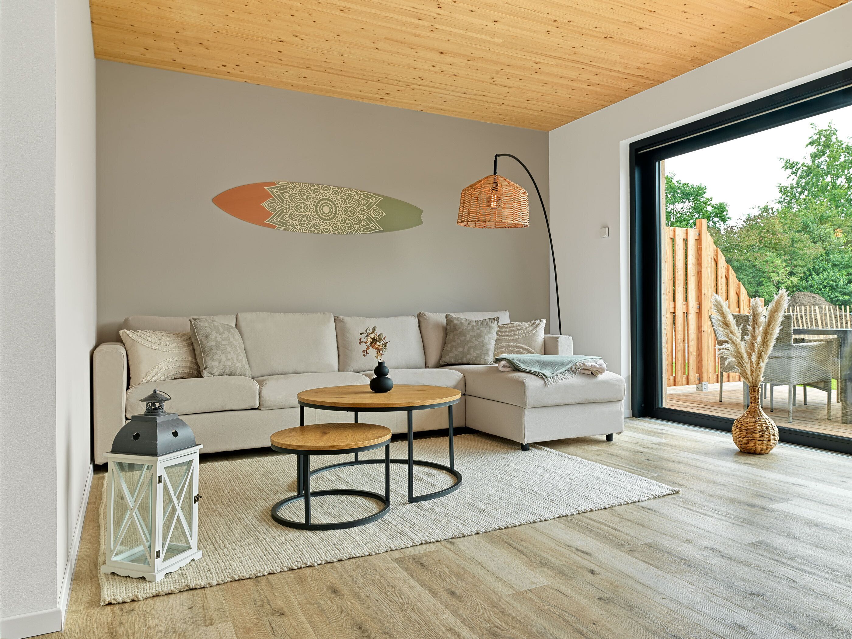 Fernseher, Kamin