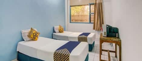 Desk, free WiFi, bed sheets, wheelchair access