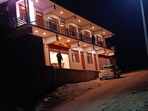 Majoituspaikan julkisivu