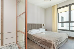 Apartament, 1 dormitori, balcó | 1 dormitori i roba de llit 