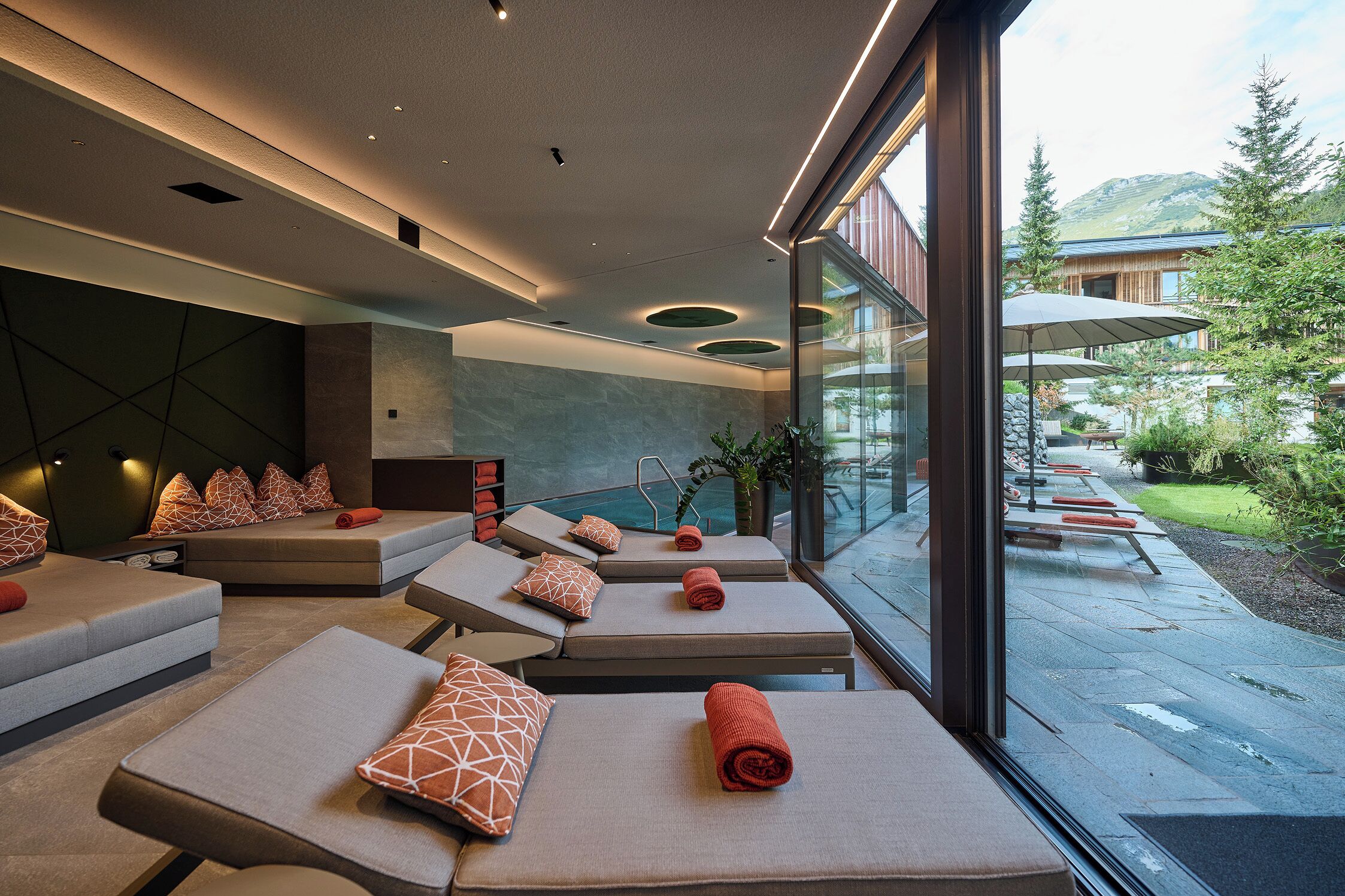 Piscine couverte