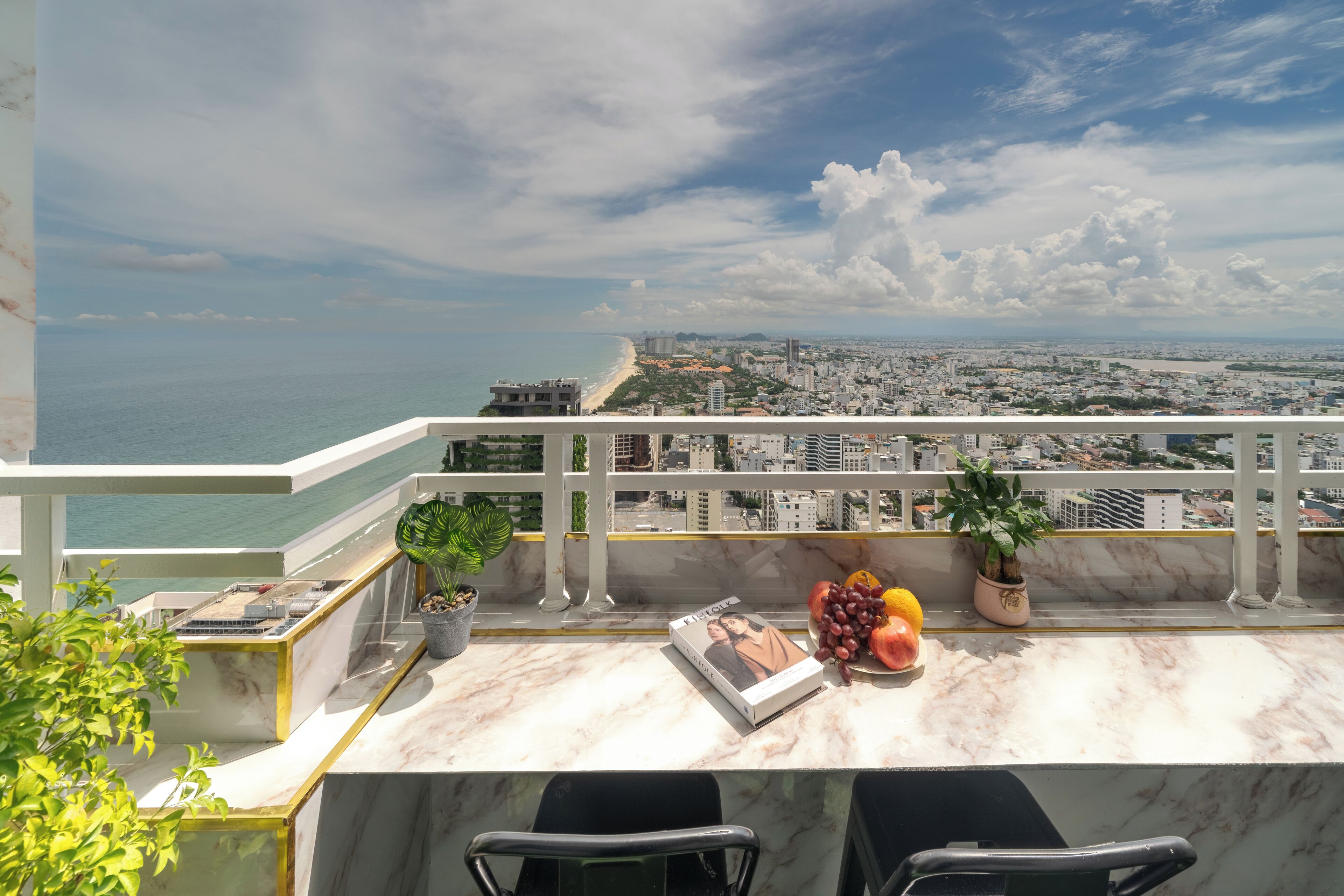Deluxe Apartment, Sea View | Balcony view