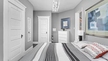 1 habitación, tabla de planchar con plancha, wifi y ropa de cama