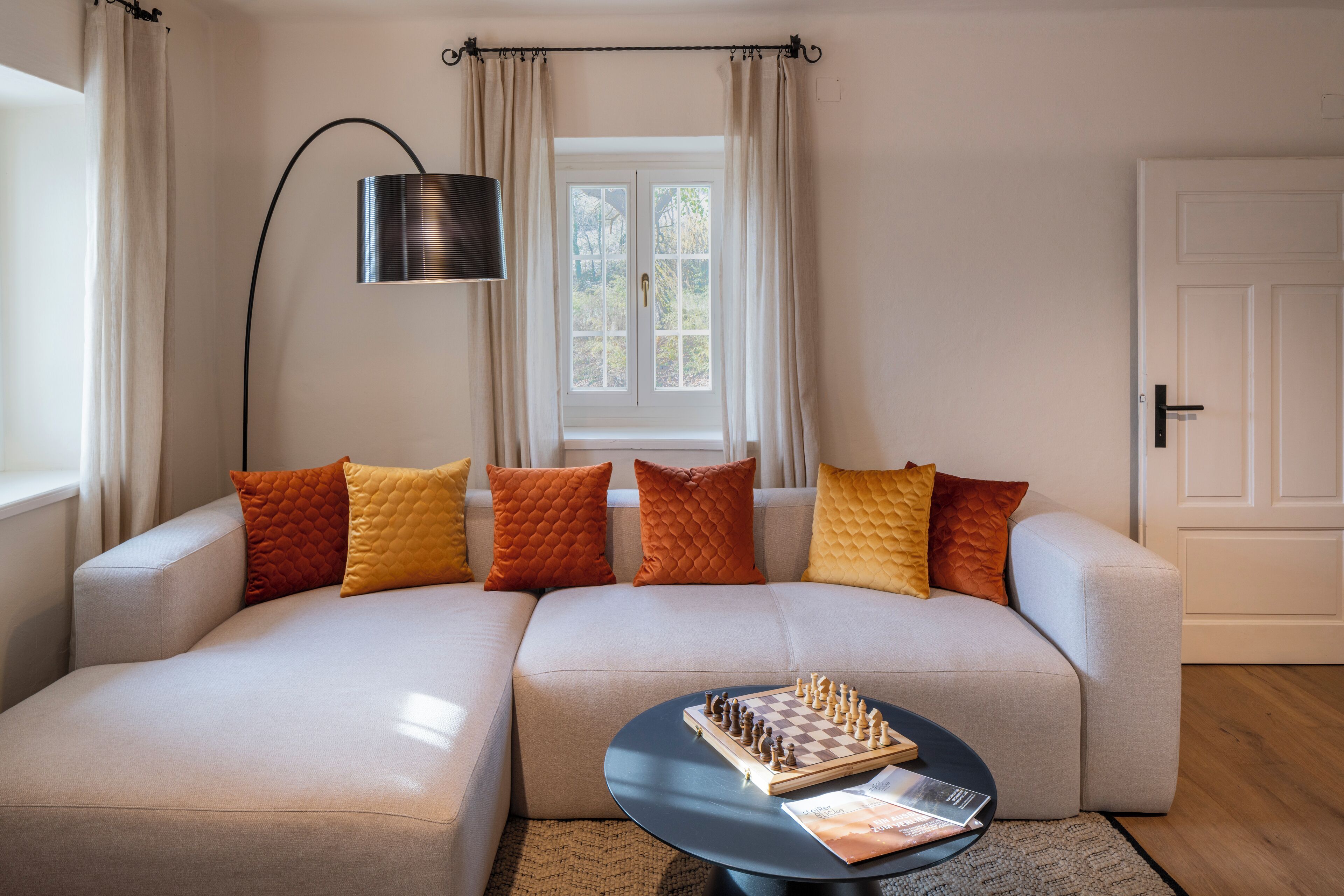 Luxury House, Private Pool, Hill View | Living area | 100-cm Smart TV with digital channels