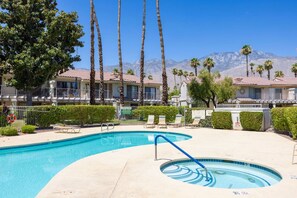 Pool - Upper Mesquite Condo - Pool, Hot Tub, Views! (Palm Springs)
