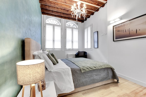 1 Schlafzimmer, Bügeleisen/Bügelbrett, kostenloses WLAN, Bettwäsche