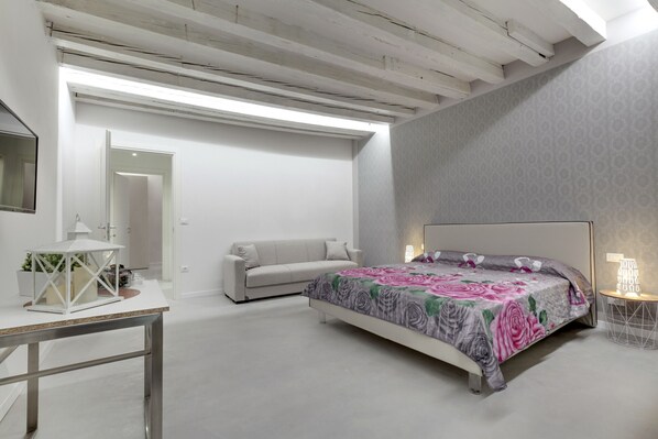 2 slaapkamers, een strijkplank/strijkijzer, gratis wifi, beddengoed