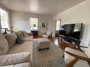 TV connectée, cheminée