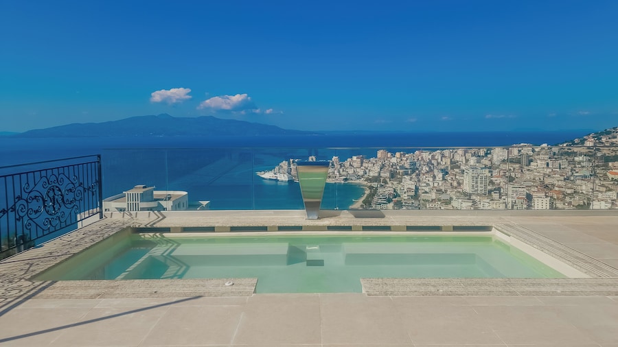 Sunset Shoreline Saranda Hotel