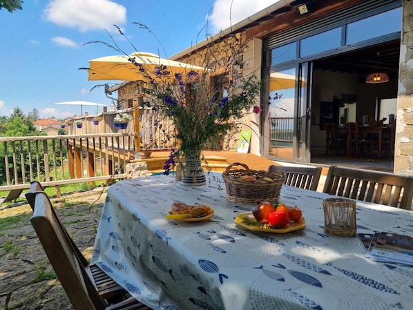 Restauration en plein air