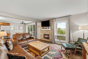 TV, fireplace - Best Views in the Valley~Near Skiing~Winter Shuttle (Steamboat Springs)