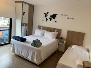 Apartment | Blackout drapes, iron/ironing board, free WiFi