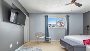 5 habitaciones, caja de seguridad en la habitación y escritorio