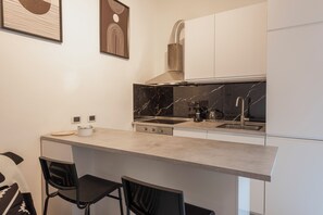 Comfort maisonnette, balkon | Privékeuken